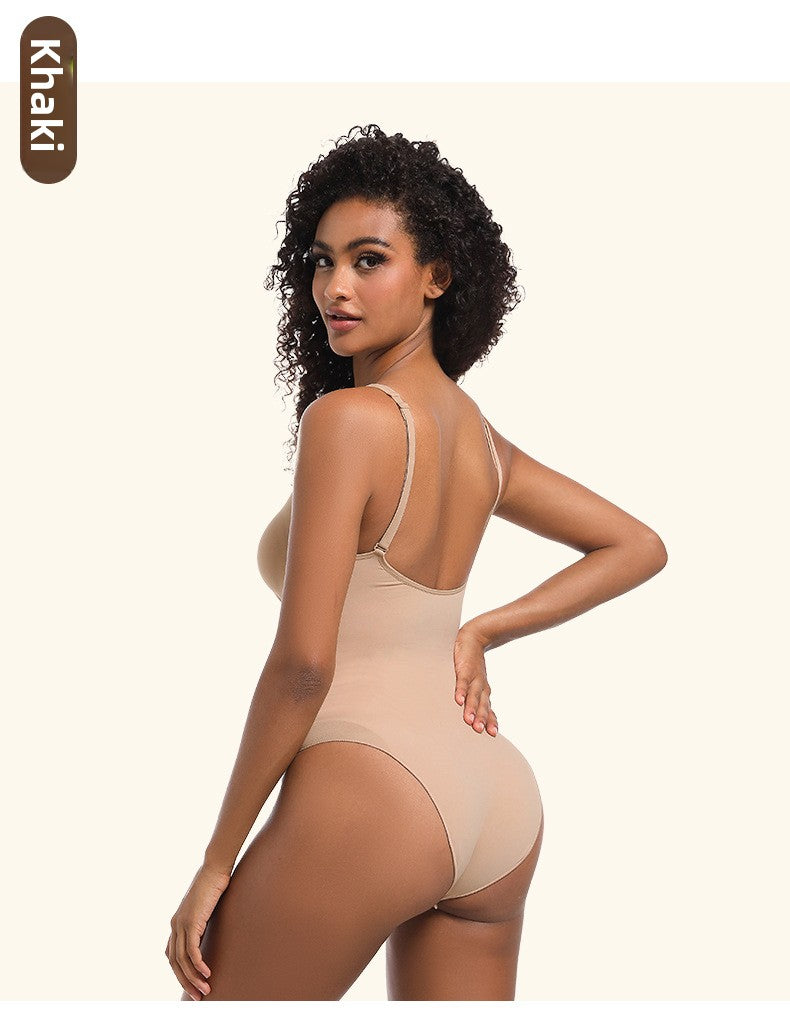 Strapless Seamless Shapewear Bodysuit with Tummy Control