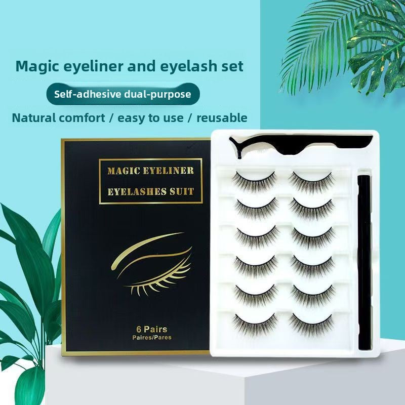 Super natural eyeliner, false eyelashes, eyelashes