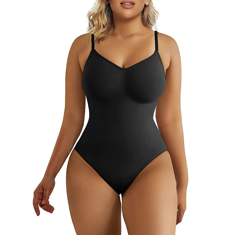 Ladies' halter shapewear jumpsuit