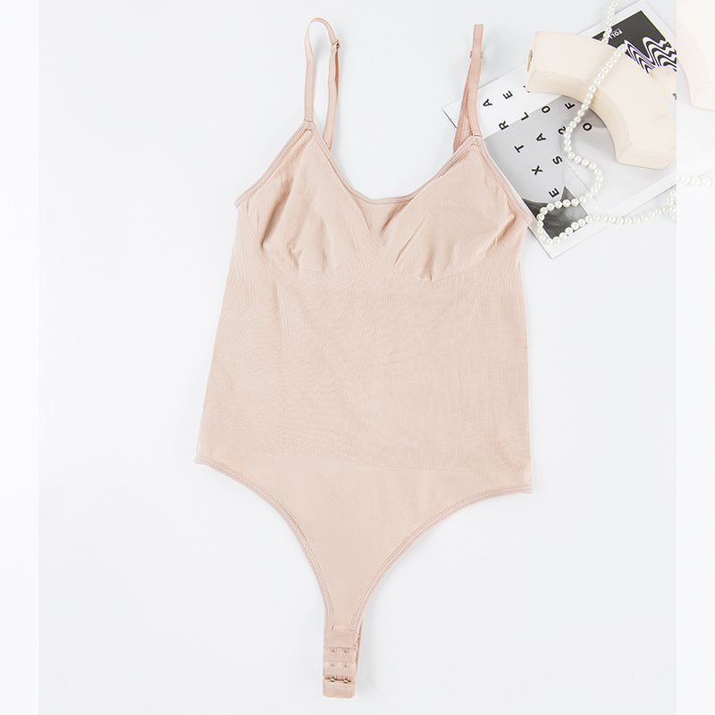 Ladies' halter shapewear jumpsuit