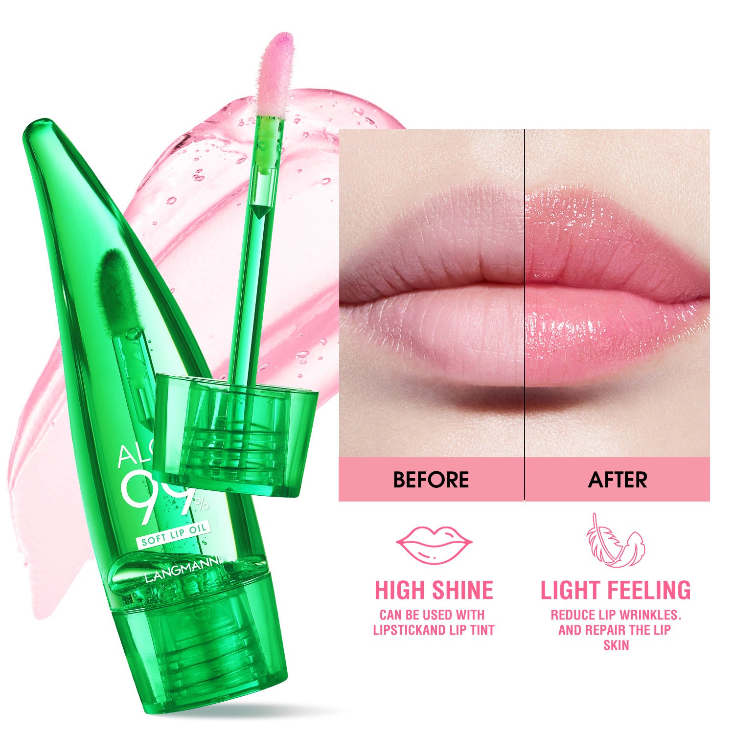 Aloe Color Changing Lip Gloss