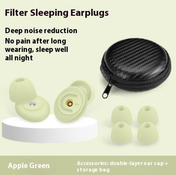 Sleep Noise Reduction Muting Soundproof Super Strong Filter Earplugs