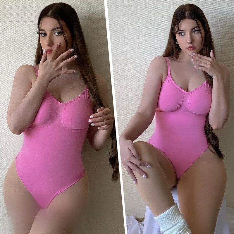 Ladies' halter shapewear jumpsuit