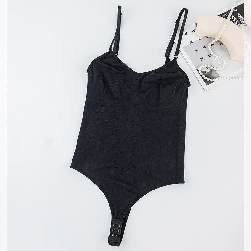 Ladies' halter shapewear jumpsuit