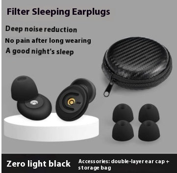 Sleep Noise Reduction Muting Soundproof Super Strong Filter Earplugs