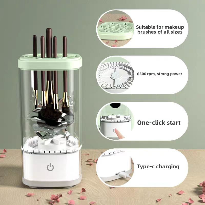 Automatic Makeup Brush Cleaning Machine with Drying and Disinfection