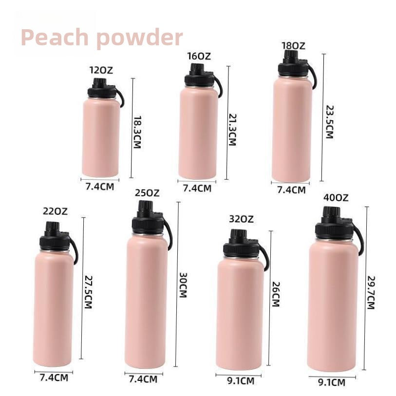 Insulated Stainless Steel Water Bottle with Straw