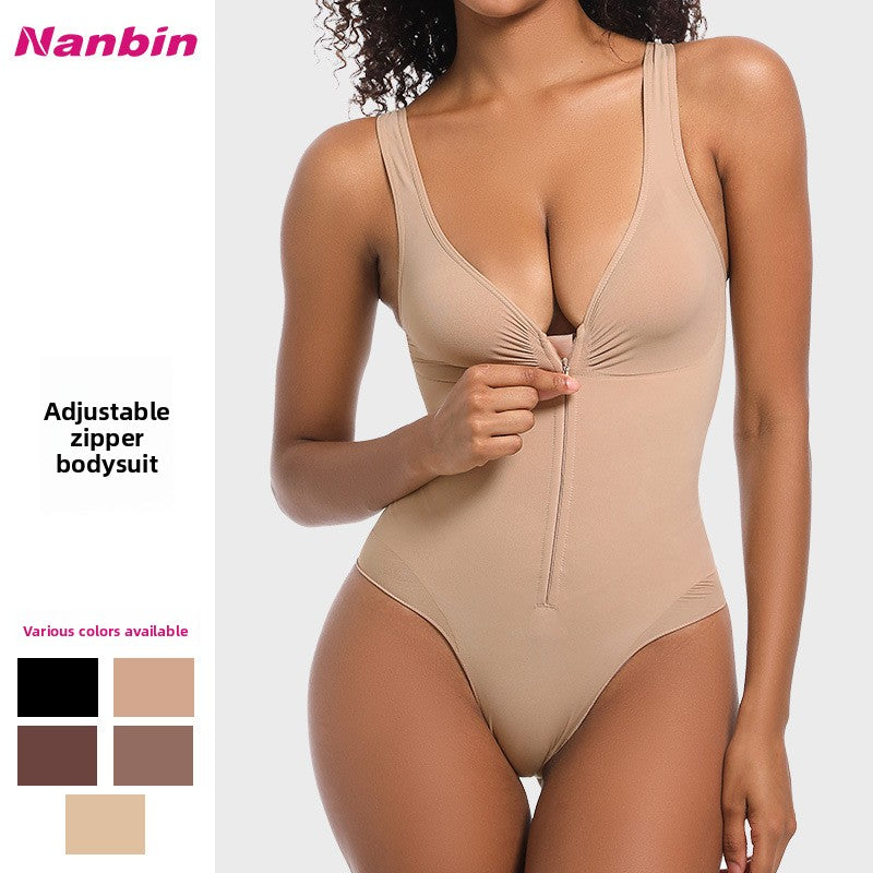 Strapless Seamless Shapewear Bodysuit with Tummy Control