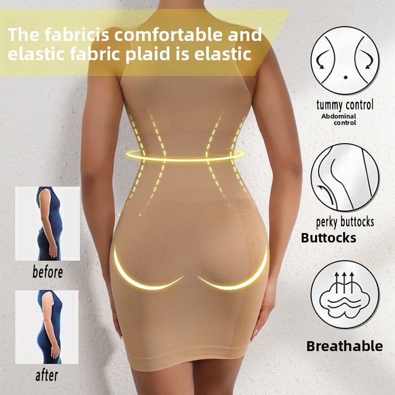 Seamless Shapewear Bodysuit for Hip Lift & Abdomen Control