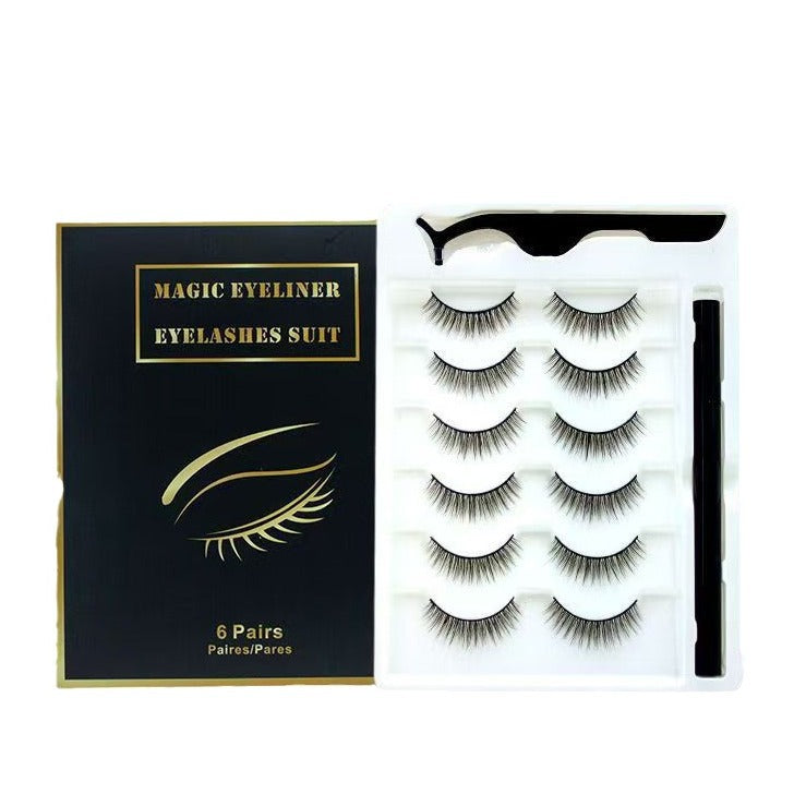 Super natural eyeliner, false eyelashes, eyelashes