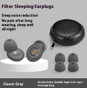 Sleep Noise Reduction Muting Soundproof Super Strong Filter Earplugs