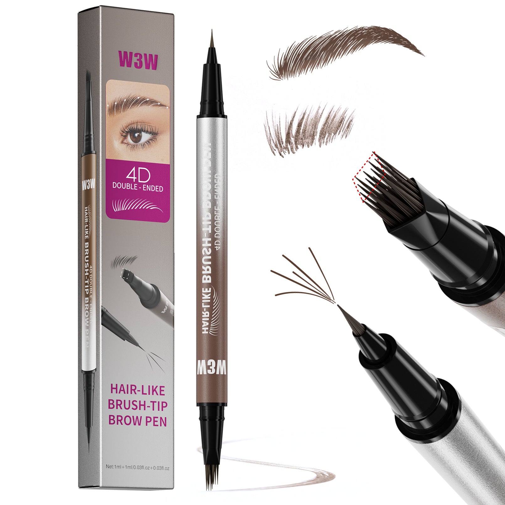 Waterproof Long-Lasting Liquid Eyebrow Pencil