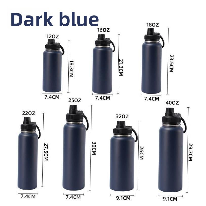 Insulated Stainless Steel Water Bottle with Straw