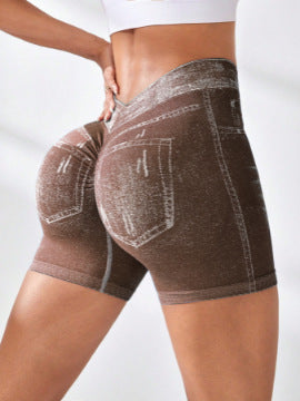 Women's Seamless Quick-Dry Yoga Shorts