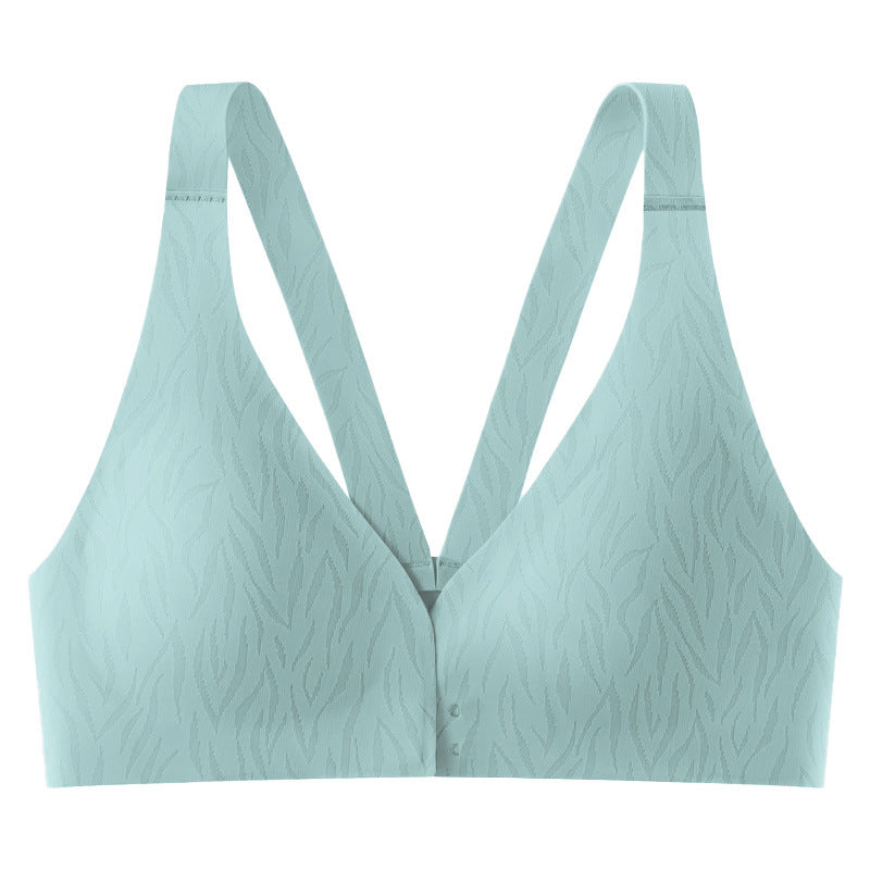 Sportive seamless and steel-free ultra-thin women's bra