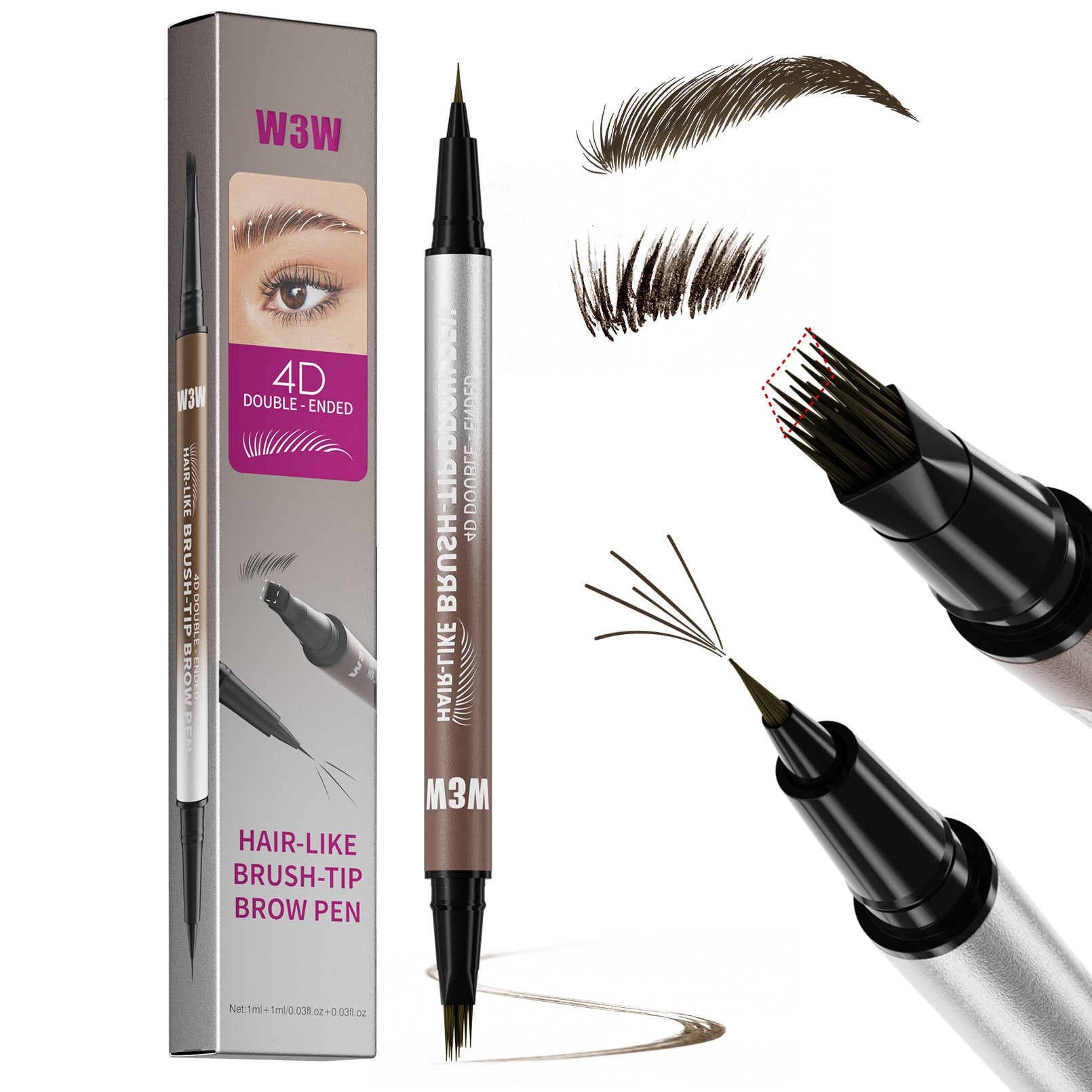 Waterproof Long-Lasting Liquid Eyebrow Pencil