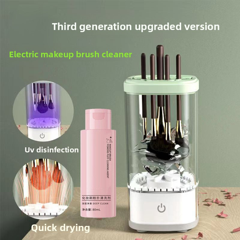 Automatic Makeup Brush Cleaning Machine with Drying and Disinfection