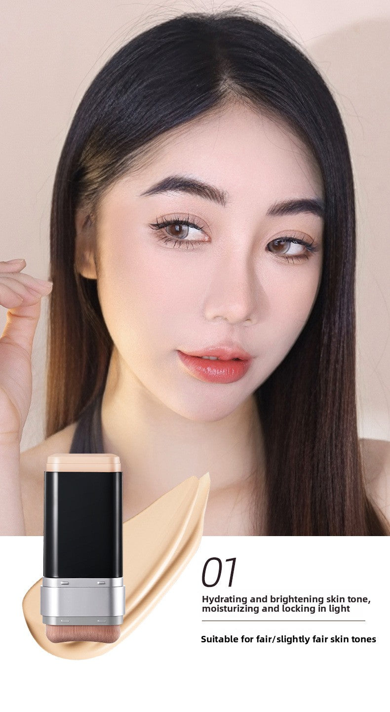 Double-ended foundation brush