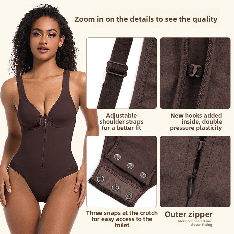 Strapless Seamless Shapewear Bodysuit with Tummy Control