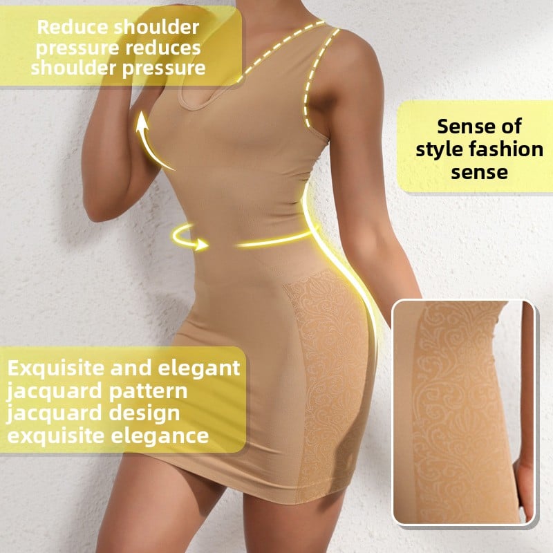 Seamless Shapewear Bodysuit for Hip Lift & Abdomen Control